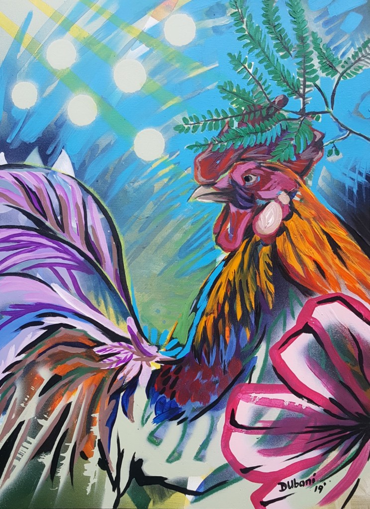 In The Bushes 2019 18x24 (Canvas Board)- $700