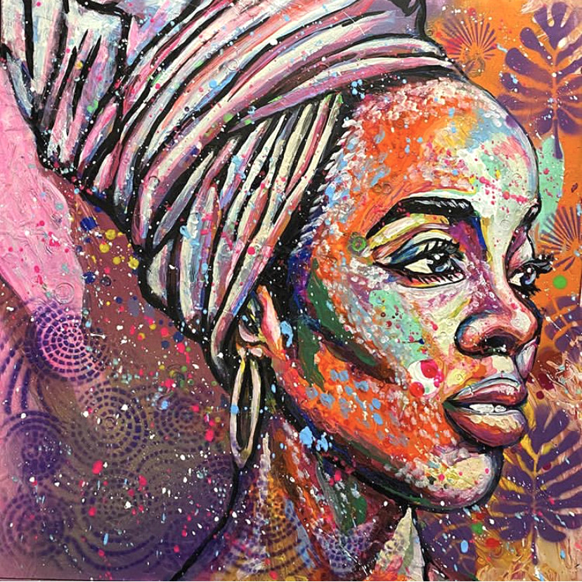 Passion Fruit 3 24inx24in - $1100